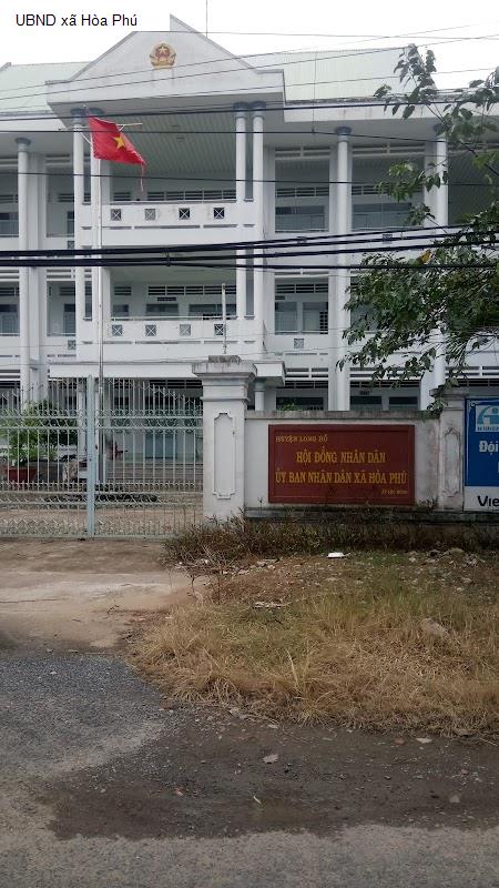 UBND xã Hòa Phú