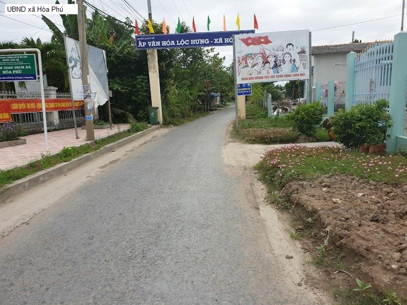 UBND xã Hòa Phú