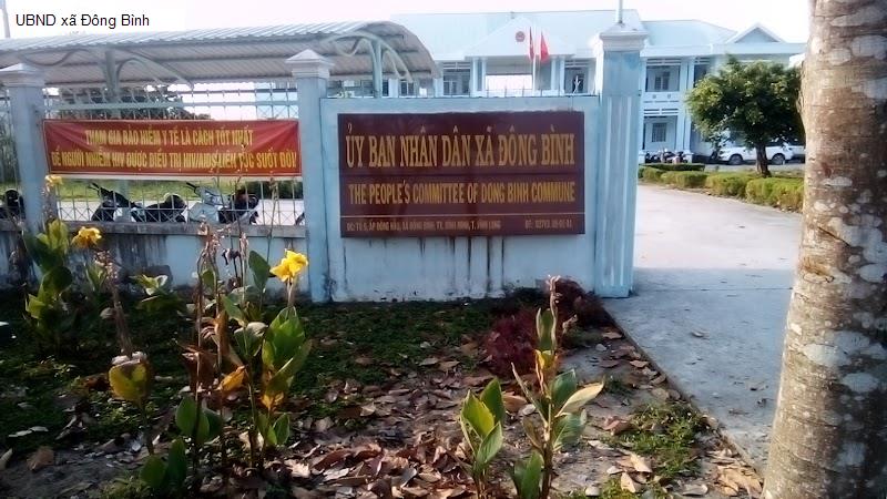 UBND xã Đông Bình