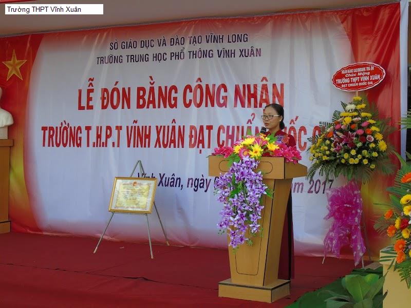 Trường THPT Vĩnh Xuân