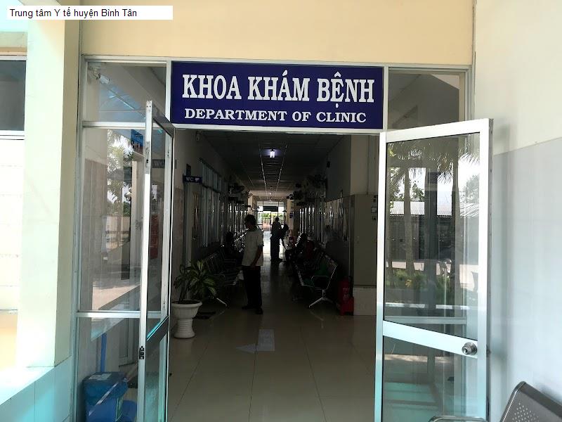 Trung tâm Y tế huyện Bình Tân