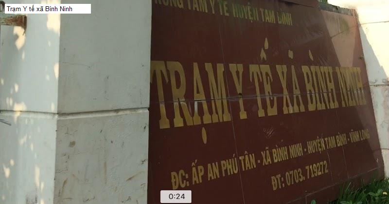 Trạm Y tế xã Bình Ninh